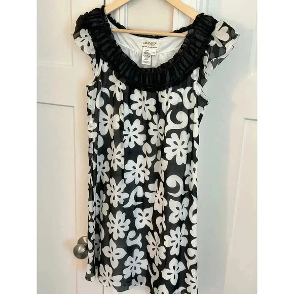 m.s.s.p. aline sleeveless silk blend sundress size xs - Picture 3 of 7